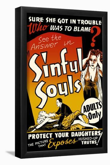 Sinful Souls-null-Framed Poster