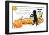 Sing a Song of Halloween-null-Framed Art Print
