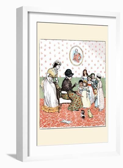 Sing a Song of Sixpence; Poem Related to Children by a Elderly Woman-Randolph Caldecott-Framed Art Print