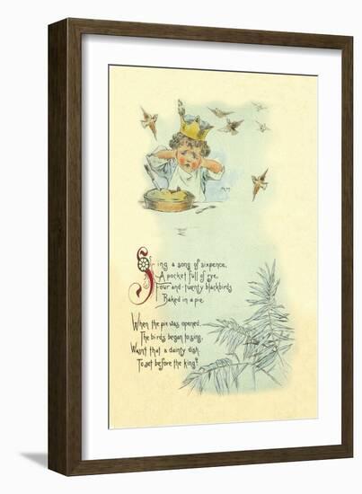 Sing a Song of Sixpence-Maud Humphrey-Framed Art Print