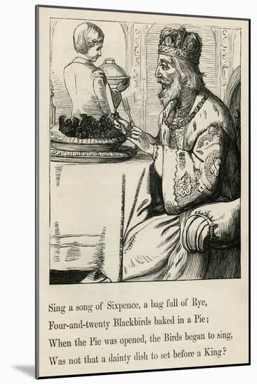 Sing a Song of Sixpence-T. Dalziel-Mounted Art Print