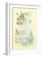 Sing a Song of Sixpence-Maud Humphrey-Framed Art Print