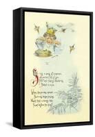 Sing a Song of Sixpence-Maud Humphrey-Framed Stretched Canvas