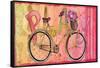 Sing and Play Bike II-Elizabeth Medley-Framed Stretched Canvas