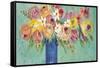 Sing Song Flowers-Jurgen Gottschlag-Framed Stretched Canvas