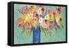 Sing Song Flowers-Jurgen Gottschlag-Framed Stretched Canvas