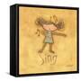 Sing-Anne Tavoletti-Framed Stretched Canvas