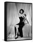 SINGAPORE, 1947 directed by JOHN BRAHM Ava Gardner (b/w photo)-null-Framed Stretched Canvas