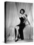 SINGAPORE, 1947 directed by JOHN BRAHM Ava Gardner (b/w photo)-null-Stretched Canvas