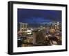 Singapore, Aerial View of Singapore Skyline and Esplanade Theathre-Michele Falzone-Framed Photographic Print