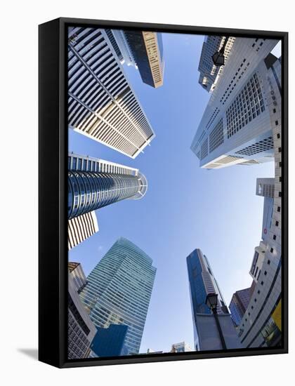 Singapore, Cbd, Financial Centre Office Buildings-Gavin Hellier-Framed Stretched Canvas