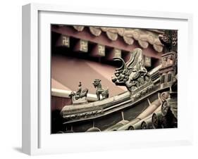 Singapore, Chinatown, Kwan Im Buddhist Temple-Michele Falzone-Framed Photographic Print