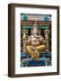 Singapore, Chinatown, Sri Mariamman Hindu Temple, Detail of Hindu Deity, Ganesh-Walter Bibikow-Framed Photographic Print