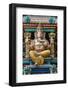 Singapore, Chinatown, Sri Mariamman Hindu Temple, Detail of Hindu Deity, Ganesh-Walter Bibikow-Framed Photographic Print