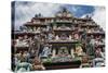 Singapore, Chinatown, Sri Mariamman Hindu Temple-Walter Bibikow-Stretched Canvas
