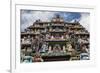 Singapore, Chinatown, Sri Mariamman Hindu Temple-Walter Bibikow-Framed Photographic Print