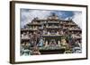 Singapore, Chinatown, Sri Mariamman Hindu Temple-Walter Bibikow-Framed Photographic Print
