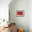 Singapore, Chinatown, Thian Hock Keng Temple, Chinese Red Lanterns-Walter Bibikow-Framed Photographic Print displayed on a wall