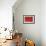 Singapore, Chinatown, Thian Hock Keng Temple, Chinese Red Lanterns-Walter Bibikow-Framed Photographic Print displayed on a wall