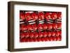 Singapore, Chinatown, Thian Hock Keng Temple, Chinese Red Lanterns-Walter Bibikow-Framed Photographic Print