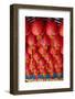 Singapore, Chinatown, Thian Hock Keng Temple, Chinese Red Lanterns-Walter Bibikow-Framed Photographic Print