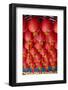 Singapore, Chinatown, Thian Hock Keng Temple, Chinese Red Lanterns-Walter Bibikow-Framed Photographic Print