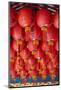 Singapore, Chinatown, Thian Hock Keng Temple, Chinese Red Lanterns-Walter Bibikow-Mounted Photographic Print