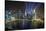 Singapore. City at night.-Jaynes Gallery-Stretched Canvas