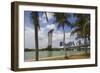 Singapore, City Seen from the Waterfront-Walter Bibikow-Framed Photographic Print