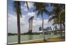 Singapore, City Seen from the Waterfront-Walter Bibikow-Mounted Photographic Print