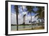 Singapore, City Seen from the Waterfront-Walter Bibikow-Framed Photographic Print