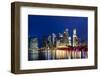 Singapore City Skyline at Dawn-Harry Marx-Framed Photographic Print