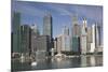 Singapore, City Skyline by the Marina Reservoir-Walter Bibikow-Mounted Photographic Print