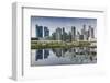 Singapore, City Skyline by the Marina Reservoir-Walter Bibikow-Framed Photographic Print