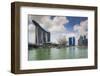 Singapore, Cityscape Full of Unique Skyscrapers-Walter Bibikow-Framed Photographic Print