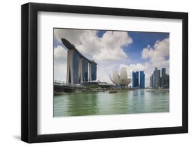 Singapore, Cityscape Full of Unique Skyscrapers-Walter Bibikow-Framed Photographic Print