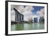 Singapore, Cityscape Full of Unique Skyscrapers-Walter Bibikow-Framed Photographic Print