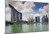 Singapore, Cityscape Full of Unique Skyscrapers-Walter Bibikow-Mounted Photographic Print