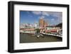 Singapore, Clarke Quay, Entertainment District, Exterior-Walter Bibikow-Framed Photographic Print