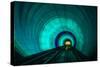 Singapore. Colorful Railroad Tunnel under a River-Jaynes Gallery-Stretched Canvas