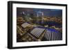 Singapore. Downtown Overview at Night-Jaynes Gallery-Framed Photographic Print