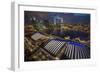 Singapore. Downtown Overview at Night-Jaynes Gallery-Framed Photographic Print