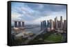 Singapore. Downtown Overview-Jaynes Gallery-Framed Stretched Canvas