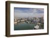 Singapore, Elevated City Skyline Above Marina Reservoir, Morning-Walter Bibikow-Framed Photographic Print