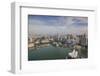 Singapore, Elevated City Skyline Above Marina Reservoir, Morning-Walter Bibikow-Framed Photographic Print