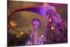 Singapore. Garden by the Sea Towers at Night-Jaynes Gallery-Stretched Canvas