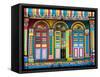 Singapore, Little India, Colourful Heritage Villa, Once the Residence of Tan Teng Niah-Gavin Hellier-Framed Stretched Canvas