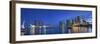 Singapore, Marina and City Skyline-Michele Falzone-Framed Photographic Print