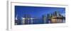 Singapore, Marina and City Skyline-Michele Falzone-Framed Photographic Print