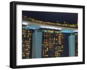 Singapore, Marina Bay Sands Hotel and Skypark-Michele Falzone-Framed Photographic Print